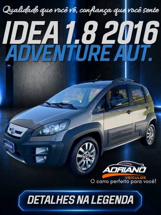 FIAT IDEA 1.8 MPI ADVENTURE 16V FLEX 4P AUTOMATIZADO